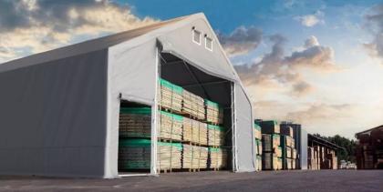 GANZJÄHRIGE INDUSTRIEHALLE 10x24 Lagerzelt Lager ARCTIC PVC