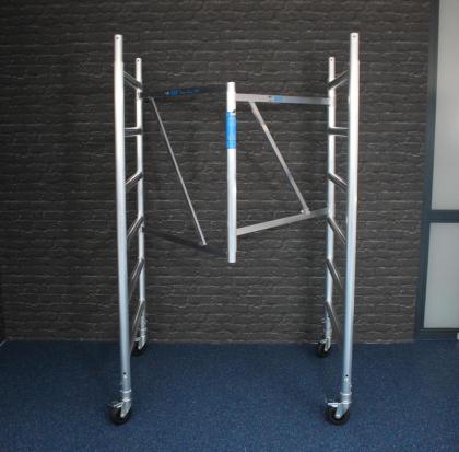 ASC BL 100 Zimmerfahrgerüst, Rollgerüst, Klappgerüst, breiter Rahmen, erweiterba