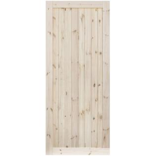 RADEX LOFT I 60 70 80 90 Holztüren Rohholzflügel mit Knoten