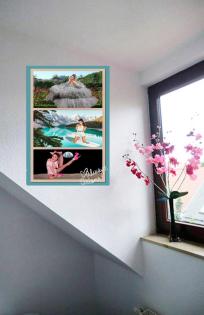 Ariana Grande: Signiertes Wandbild. Wanddeko. Kunstwerk. USA-Import. Souvenir.