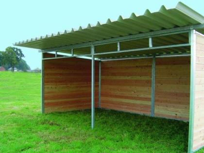 Weidehütte / Weidehuette / Außenboxen Massivbau in vielen Größen