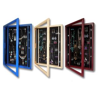 Schmuckschrank Bilderrahmen und/ oder Vitrine - All-in-One ! ROT