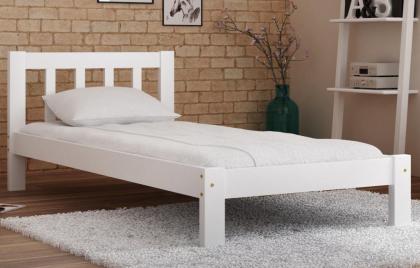 Bett Massivholzbett Lattenrost 90x200 Ehebett Jugendbett Holzbett in 2 Farben Mö