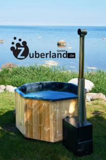 Badezuber achteckig 1, 8×1, 8m für Außenofen Whirlpool