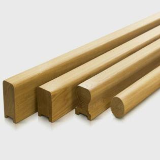 GELÄNDER TREPPENGELÄNDER TREPPENHANDLAUF HANDLÄUFE EICHENHOLZ MASSIVHOLZ 50cm