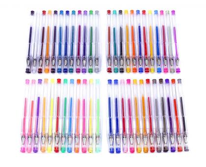 Promotion---Glitzer Gelstifte Set |bunte Stifte 48 Farben|