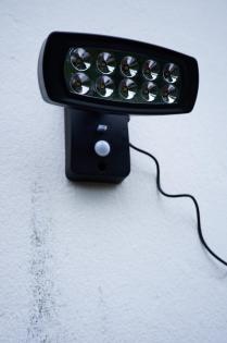 Strahler Solar, Dauerlicht und Bewegungsmelder