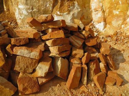 SANDSTEIN GELB BRUCHSTEINE GARTENSTENE TROCKENMAUER