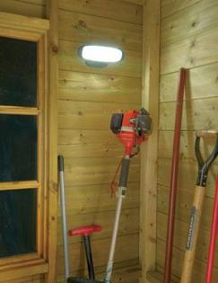 Innenraumleuchte, Solar, sep. Solarmodul, 10 weiße LEDs