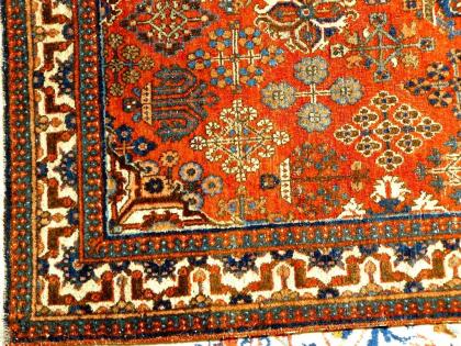 Sammlerteppich Keschan 154x106 antik (T109)