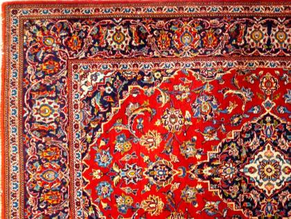 Sammlerteppich Keschan 203x136 alt (T016)