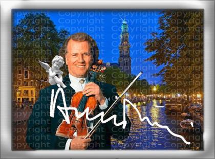 André Rieu Fotodruck signiert. NEU. Souvenir. Rarität. Andenken.
