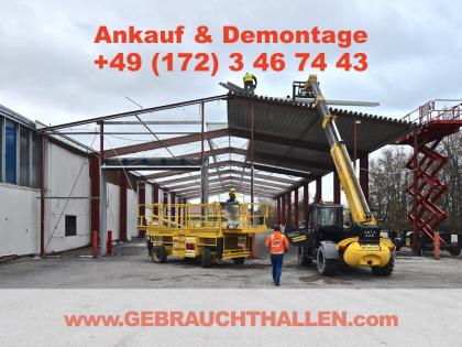 Kaufe und demontiere Stahlbauhallen Stahlhallen aus Abbruch/ Abriss / Rückbau