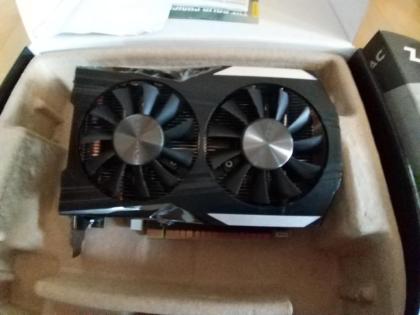 Zotac GeForce GTX 1050 Ti OC Edition, 4GB GDDR5, DVI, HDMI, DP (ZT-P10510B-10L)