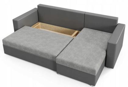 Schlafsofa Wohnzimmersofa Hugo Sofa ausziehbar Ecksofa mit Schlaffunktion