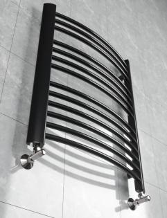 Badheizkörper Kuri mit Anschluß Beidseitig unten 470x480/ 670x1120 mm Heizkörper