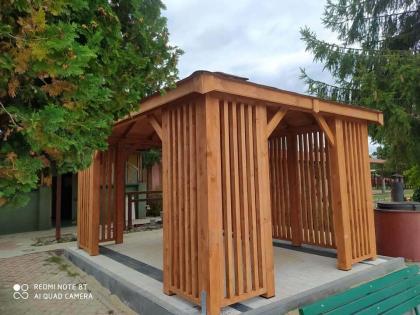 3-ECK GARTENHÄUSER MIELNO HOLZGARTENLAUBE PAVILLON KIEFERNSCHUPPEN 3x4m
