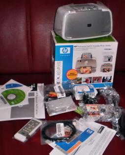 NEUES SET-HP PhotoSmart A433 Port. Photo Studio-Digicam + Drucker