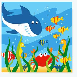 Zauberhafte und farbenfrohe Bilder für Kinder. Hochwertige Kunstdrucke, Poster, 