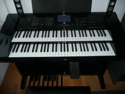 Wersi Phon x ,wie neu, keine Gebrauchsspuren, Klavierlack schwarz.