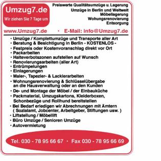 Umzugsfiermen in Berlin Umzugsfirma Berlin in Berlin Transporte Alles Angebote 