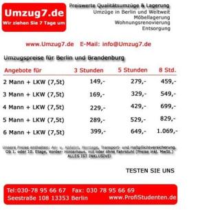 Umzug Berlin in Berlin Umzüge Transporter 