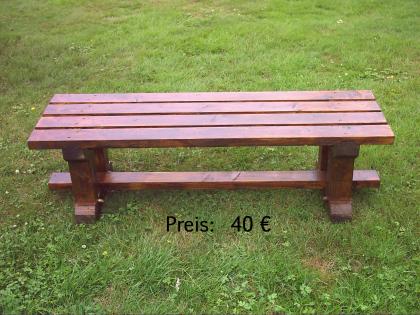 Bank, neu, Handarb., 