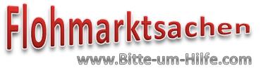 Flohmarktwaren für guten Zweck gesucht