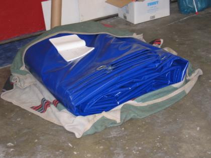 Abdeckplanen in allen Grössen aus PVC Planentuch mit Ösen