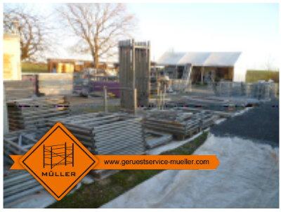 Müba,diverse Gerüstteile,Baugerüst, Fassadengerüst, Gebrauchtgerüst, Gerüst, Ger