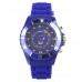 Digitaluhr Leucht LED Bling Uhren blau