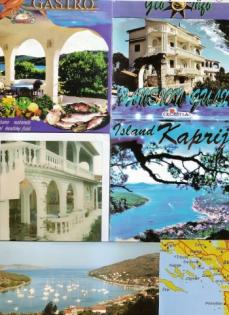 Kroatien insel Kaprije,Pension-Wohnungen-Zimmern 12 eur/Pers,Strand+Platz fur Bo