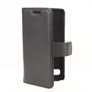 Sony Xperia E1 Hülle Leder Cover Case