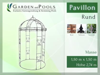 Romantiker Pavillon Rund Metallpavillon