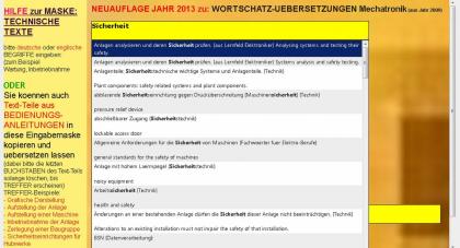 Deutsch-englisch Wortzusammensetzungen: Uebersetzer Metalltechnik Fertigungstech