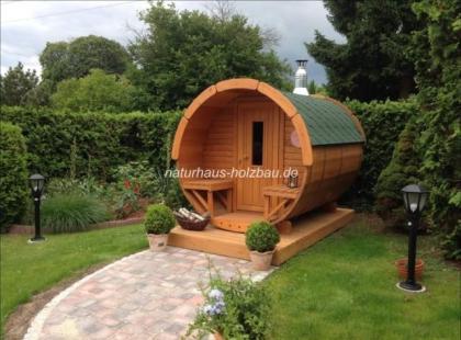 Fasssauna, Saunafass, Fass Sauna, Gartensauna, Außensauna, Saunapod