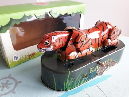 Seltener Blechspielzeug Tiger