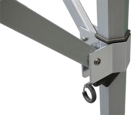 SUPER Faltzelt Aluminium ALU LUX 50 6, 0 x 4, 0 Meter