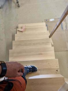 FALTTREPPE AUS BUCHE MASSIVHOLZTREPPEN HOLZTREPPEN BUCHENHOLZ