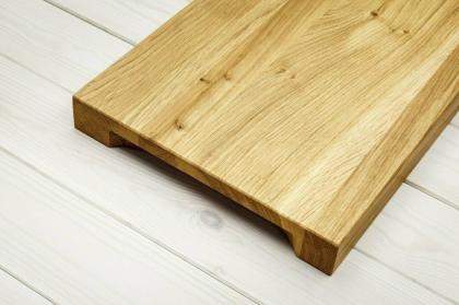 HOLZBRETT EICHENHOLZ KÜCHENBRETT SCHNEIDEBRETT MASSIVHOLZ