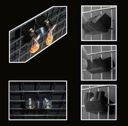 Schmuckschrank Bilderrahmen und/ oder Vitrine - All-in-One ! ROT