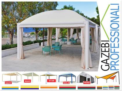 Pavillon Dubai Stahl personalisierte Farben professionell neu Zelt 4x4