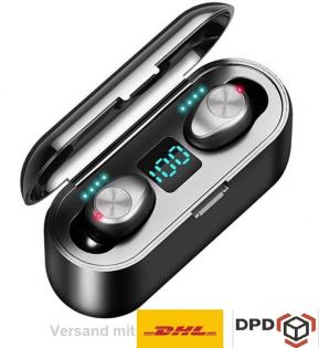 LED F9 TWS Wireless Smart Touch Control Ohrhörer Bluetooth 5.0