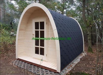 Schlaffass, Campingfass, Fasssauna, Saunafass, Gartensauna, Außensauna, Saunapod