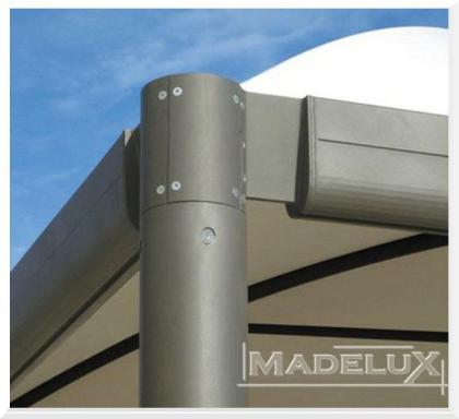 Pavillon Dubai Stahl personalisierte Farben professionell neu Zelt 4x4