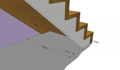 EICHENTREPPE GEBEIZT TREPPEN STUFEN ASCHGRAU WANGO BUCHE WEIß