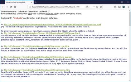 LSEARCH-HTML