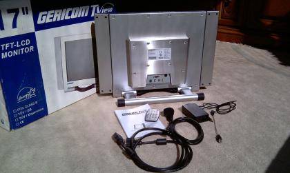 GERICOM TView LCD TFT 17 Zoll Monitor F171 mit FB in OVP