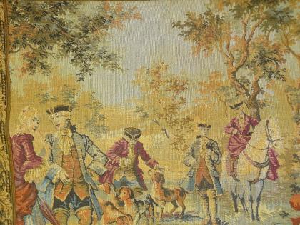 Gobelin antik Jagdbildteppich 115x69 (G029)