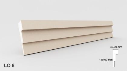 Leisten Leiste LO6 Styropor EPS-200 Elevation Stuckatur Fenster Dekoration Deko